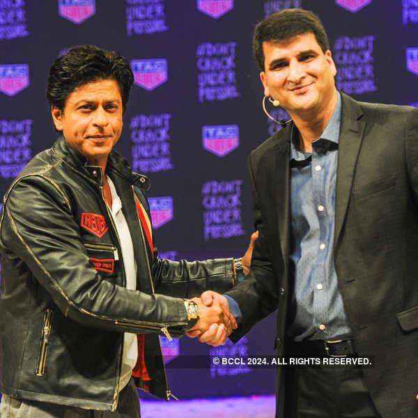 SRK launches Tag Heuer's wristwatch