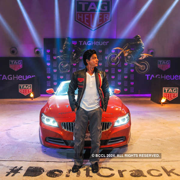 SRK launches Tag Heuer's wristwatch