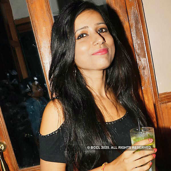 Rashika gets clicked during the launch party