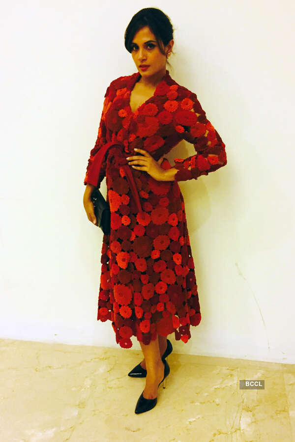 Richa Chadda during the launch Jagran Film Festival