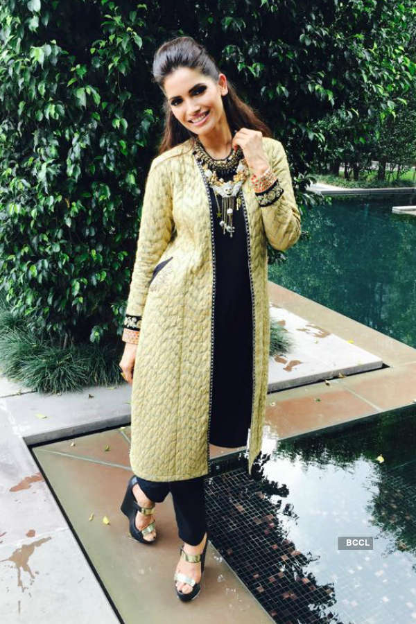Behind the scene: Beauty queen Vartika Singh's photoshoot for Biba