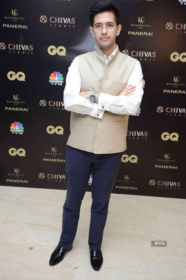Raghav Chadha during the GQ 50 Most Influential Young Indians