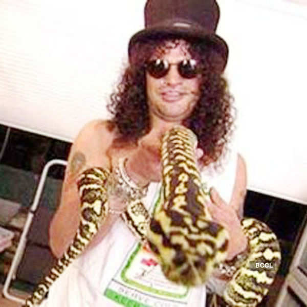 Famous people with their bizarre pets