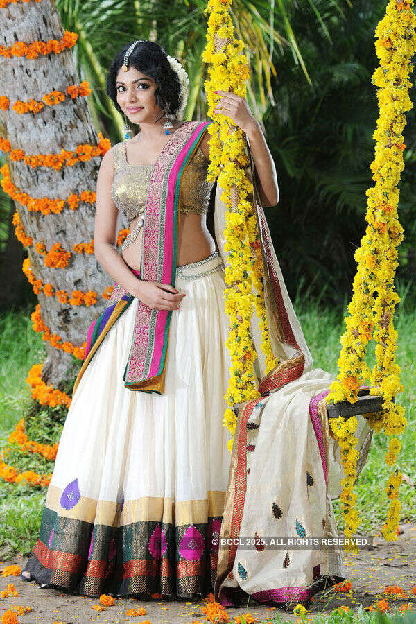 Actress Rima Kallingal poses for a photo during an exclusive photo-shoot