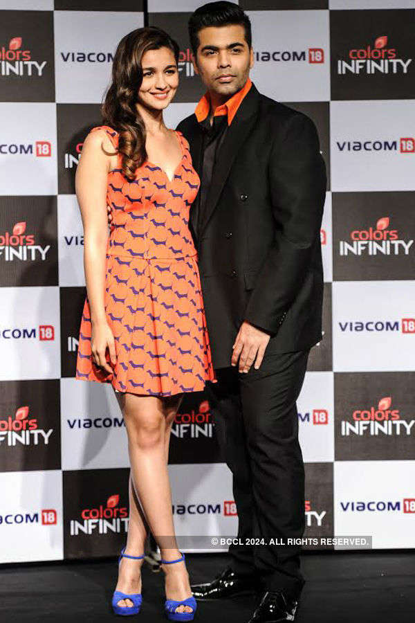 Karan & Alia launch Colors Infinity
