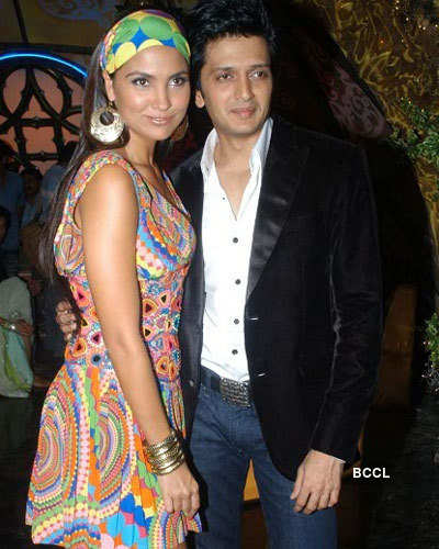 Riteish with Lara 