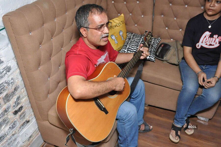 Dhruba performs during the event