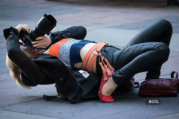 She can bend back to any extent