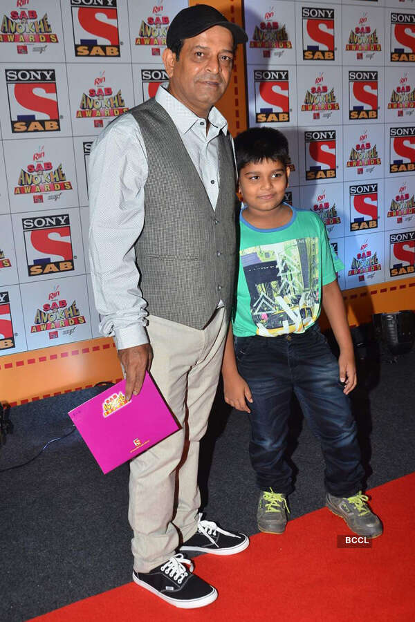 Sharad Sankla (L) during the SAB Ke Anokhe Awards 2015