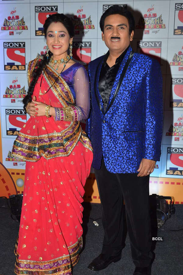 Disha Vakani and Dilip Joshi during the SAB Ke Anokhe ...