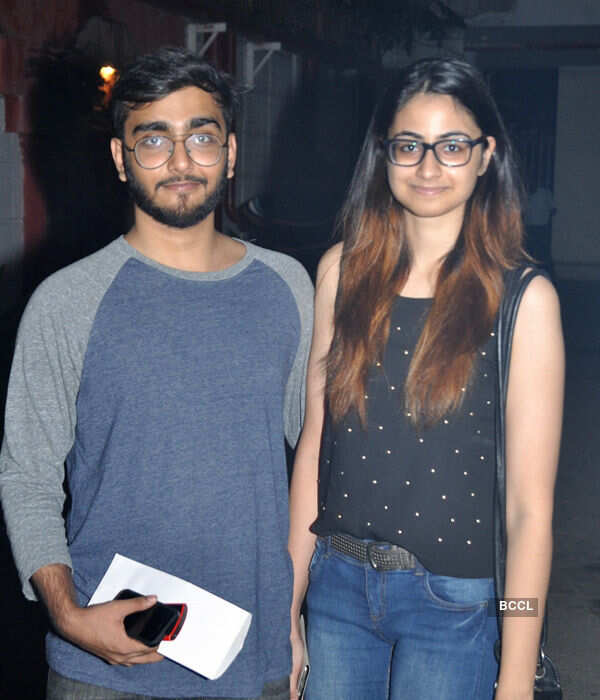 Siddhartha and Khushbu during the comedy show