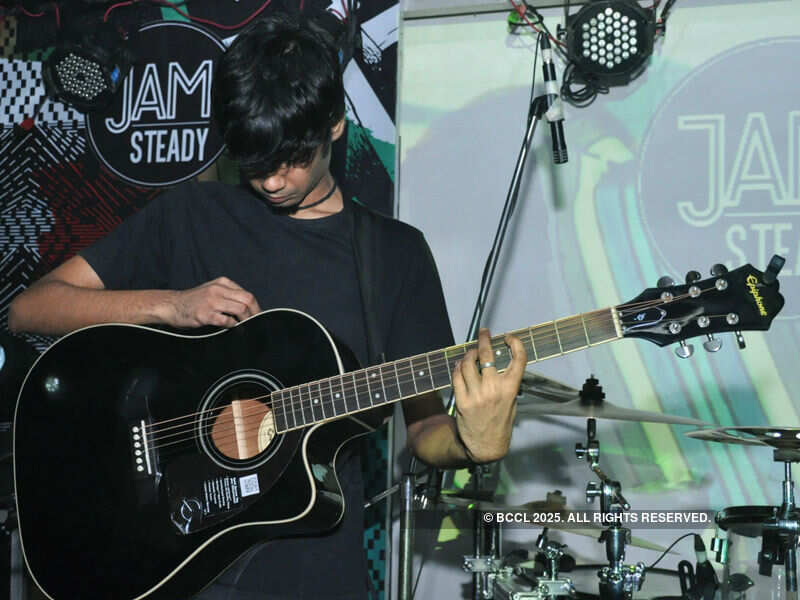 Joydip performs during the Jam Steady