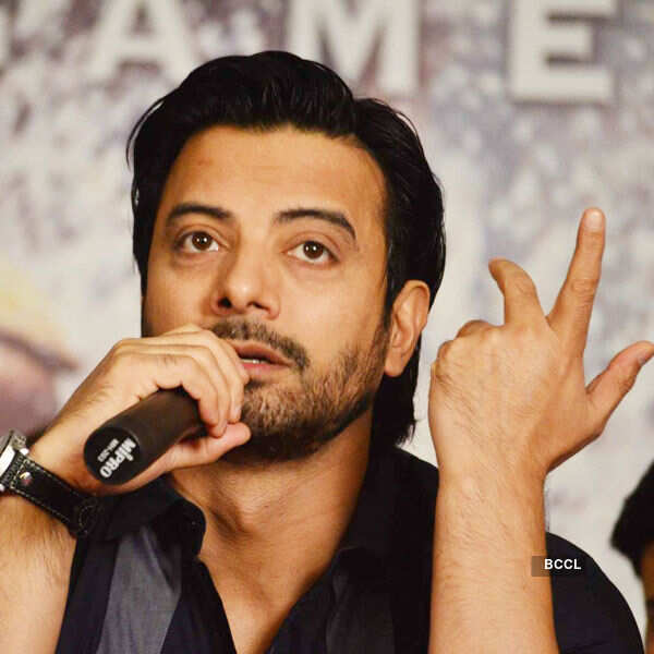 Rahul Bhat speaks during the press meet of Bollywood movie Gangaajal 2