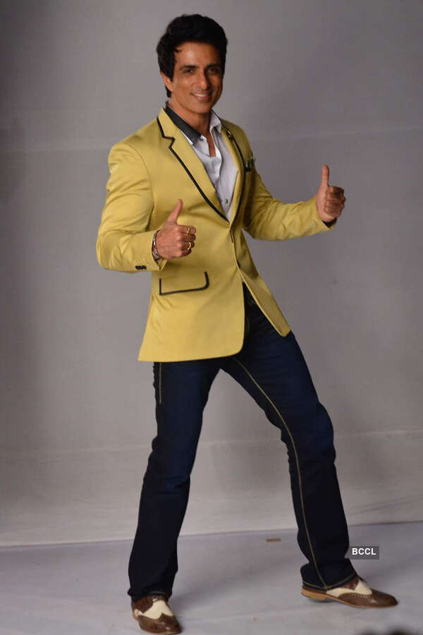 Sonu Sood poses for the Comedy Superstar photo shoot