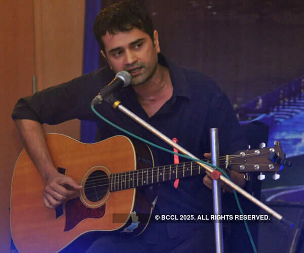 Neel Adhikari sings during Ekaki