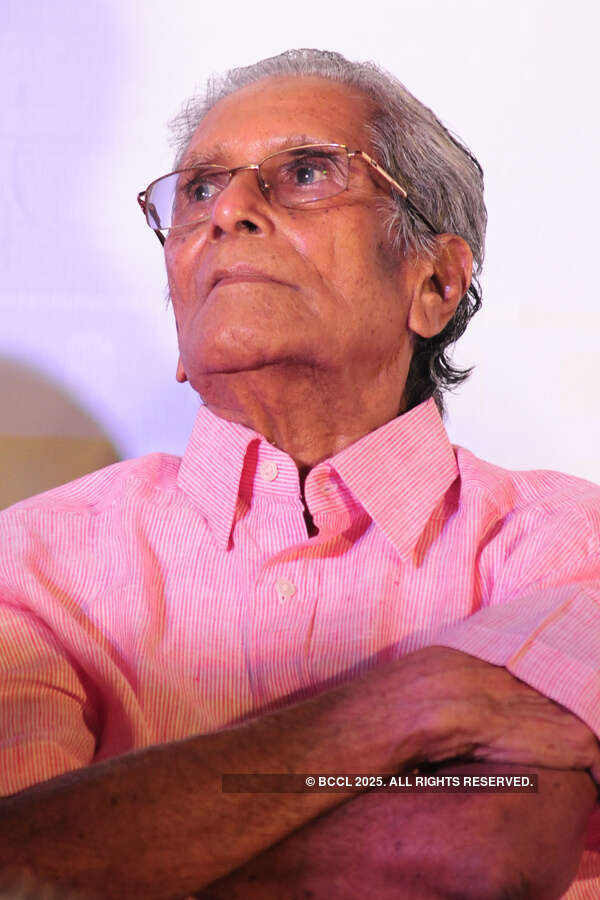KS Sethumadhavan during the P Kesavadev Literary Award