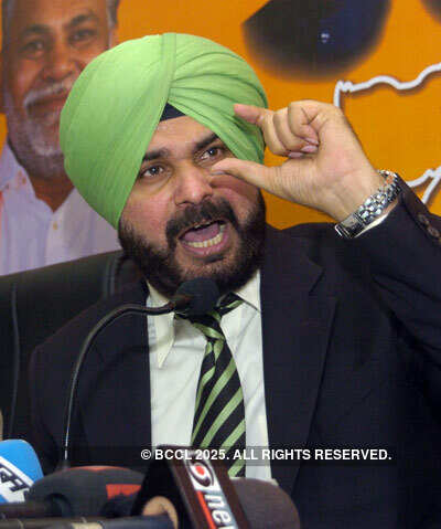 Siddhu at BJP headquaters