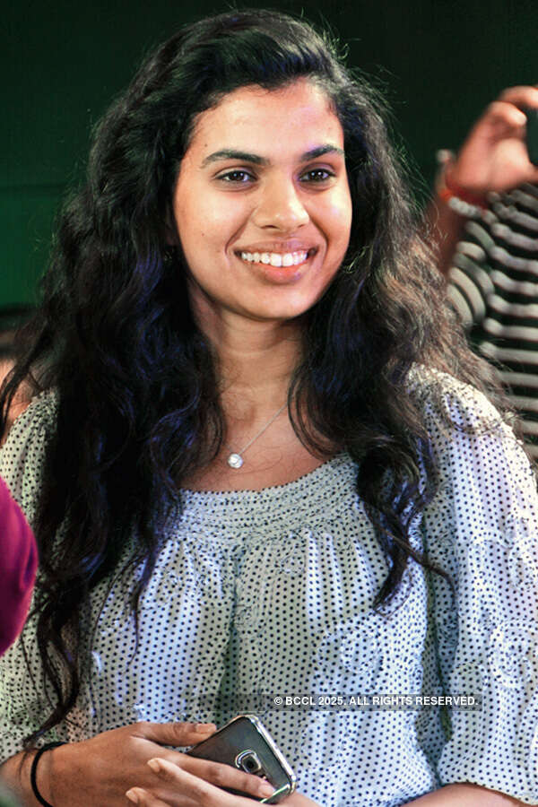 Shravana Bharghavi during T Venkata Rao&rsquo;s surprise birthday party