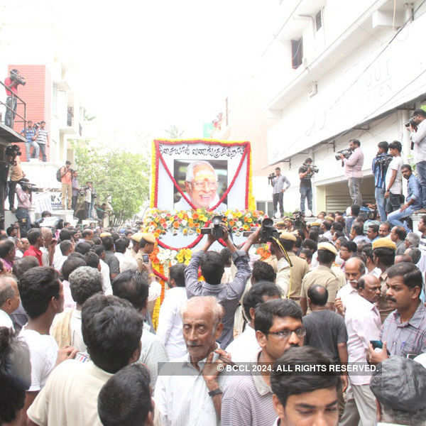 Celebs @ MS Viswanathan’s funeral