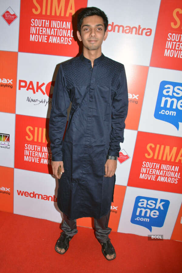 Anirudh Ravichander during the South Indian International Movie Awards 2015 press meet