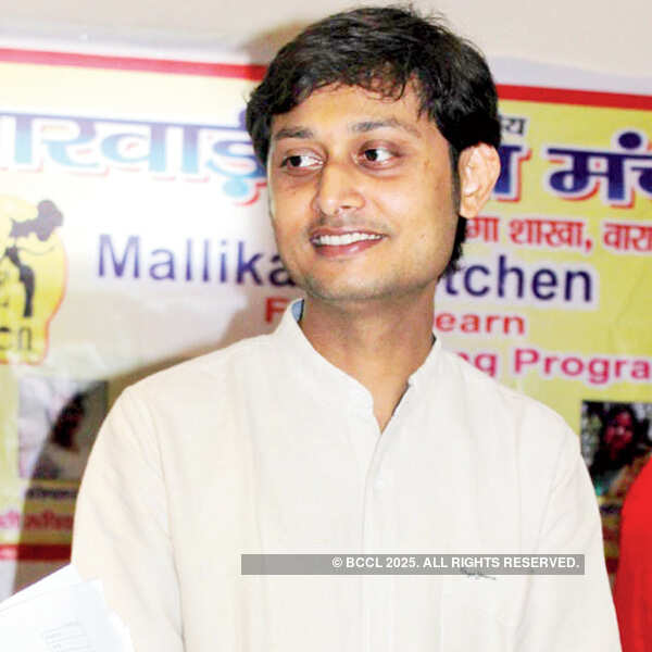 Navneet during the Mallika-e-Kitchen competition