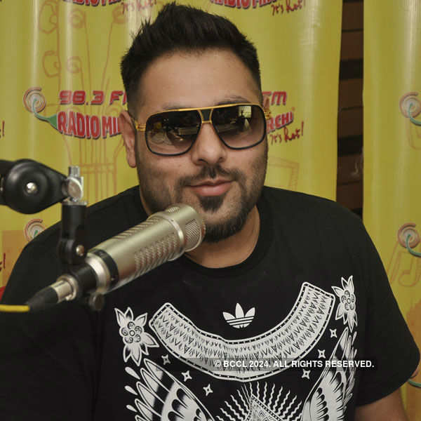 Singer Badshah at Mumbai's Radio Mirchi Studio