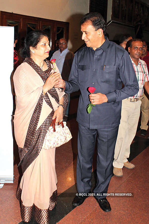 Aarti and Anil Deshmukh during the staging of a Marathi play