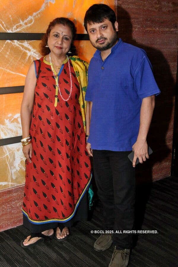 Nandita and Shiboprasad during the special screening