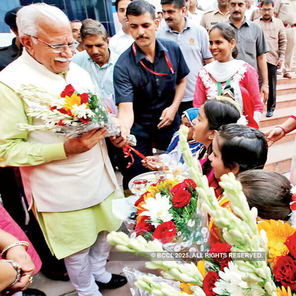 Manohar Lal Khattar during the event