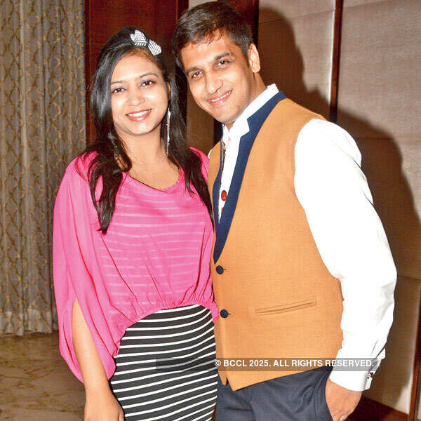 Pankhuri poses with Gaurav Lath