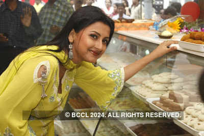 Rachna at store launch