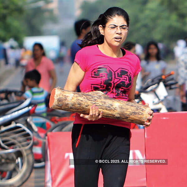 A participant during a Raahgiri Day