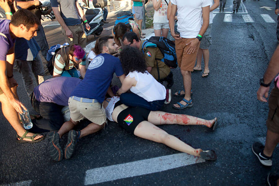 One of the victims, a woman, was in "very serious condition