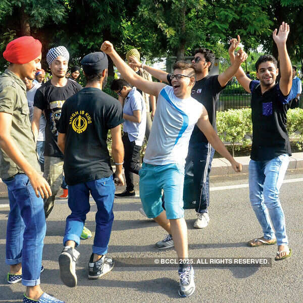 Participants dance to some foot-tapping numbers