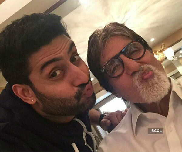 Abhishek Bachchan and Amitabh Bachchan
