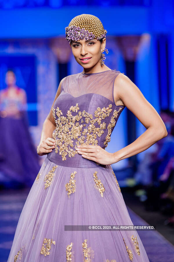 Candice Pinto showcases a creation