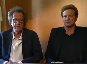 Colin Firth talks about 'The King's Speech'