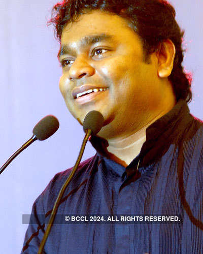 Rahman at Apollo inauguration