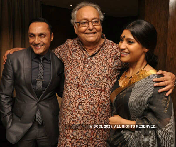Rahul Bose, Soumitra Chatterjee and Konkona