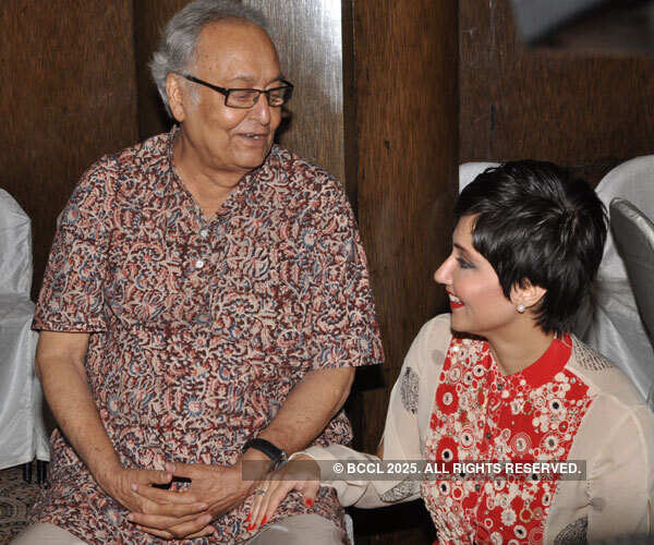 Soumitra Chatterjee and Swastika