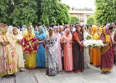 Gayatri Devi's final journey