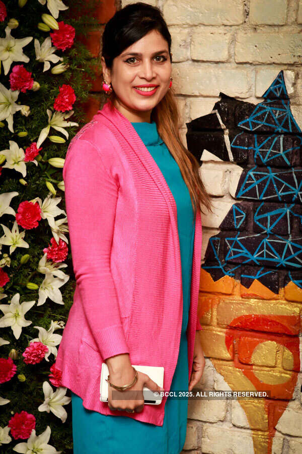 Roopa Mouli during a cocktail party