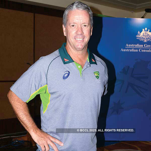 Stuart Law during a photo exhibition Australia in Chennai