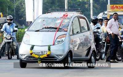 First 'Nano' on road