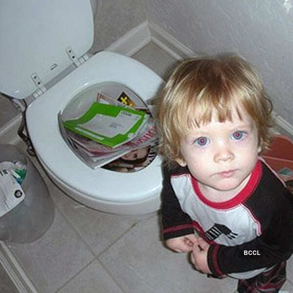 This young little chap does not like reading books