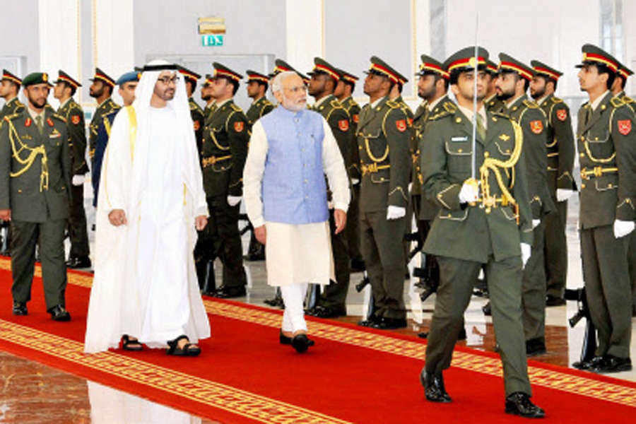 PM Narendra Modi in UAE