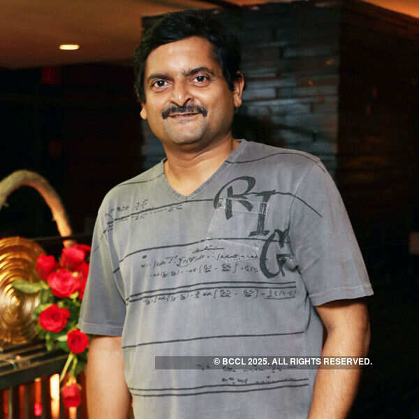 Upal Sengupta poses during a party