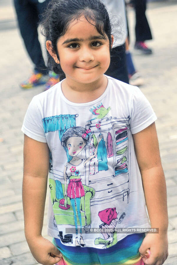 Arhana Katoch during the third edition of DLF5 Freedom Run