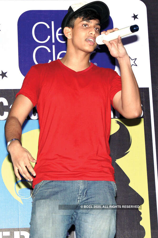 Sagar Sonkar, second runner-up, during the Clean & Clear Calcutta Times Fresh Face 2015 auditions