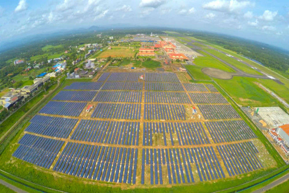 Solar Power Airport Kochi Airport Becomes Worlds First To Run